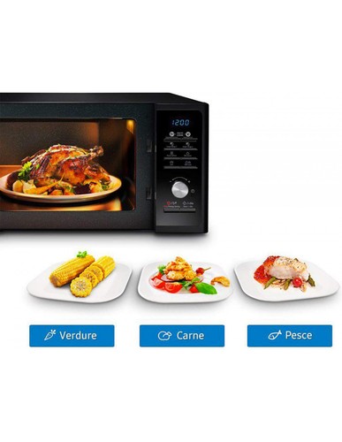 Samsung MG23F301TCK Forno Microonde Grill Combinato 23 Litri 800 W Nero Ricondiz - Foto 3 di 4