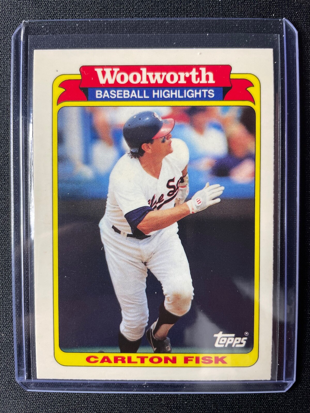 1991 Topps Woolworth Baseball Highlights Carlton Fisk #12 White Sox!!!