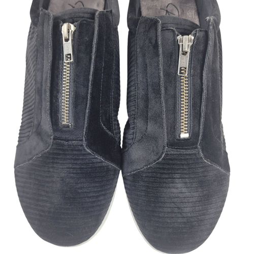 Ros Hommerson Oliver Black Corduroy Leisure Sneaker Zip 13WW - Picture 3 of 11