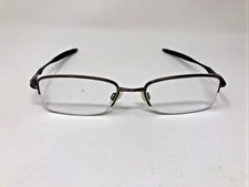 OAKLEY EYEGLASSES FRAME SCULPT 2.0 TOAST BROWN 50-18-142 HALF RIMLESS VC61