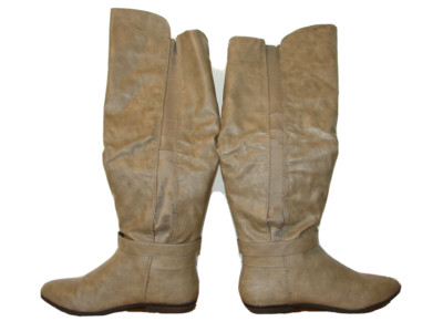 Madden Girl Womens Emmerson Grey Paris Knee High Boots Size US 7