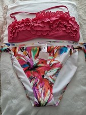 WOMENS BIKINI set BOTTOMS NEW SIZE 14 TOP 12 fantasie and floozie