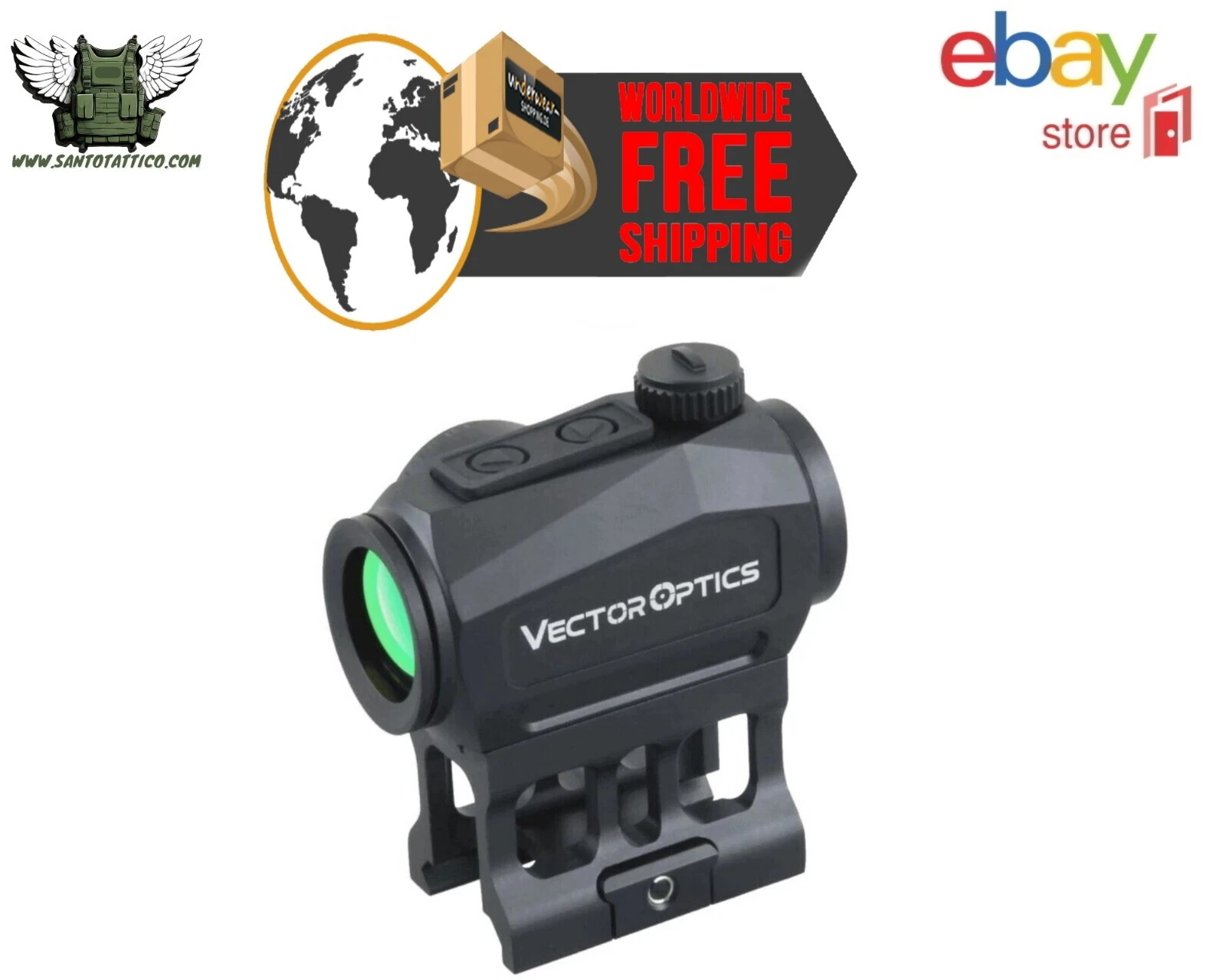VECTOR OPTICS PROFESSIONAL RED DOT SCRAPPER (2MOA) T1 RANGE FREE SHIPPING