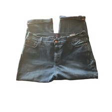 NYDJ Not Your Daughters Crop Denim Jeans Size 14 Jeweled Accent