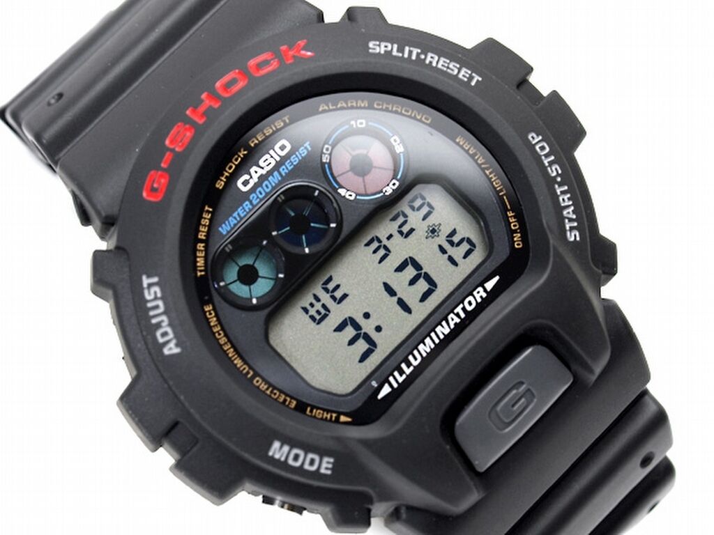 Casio G-Shock DW-6900-1V Digital Mens Watch Diver ...