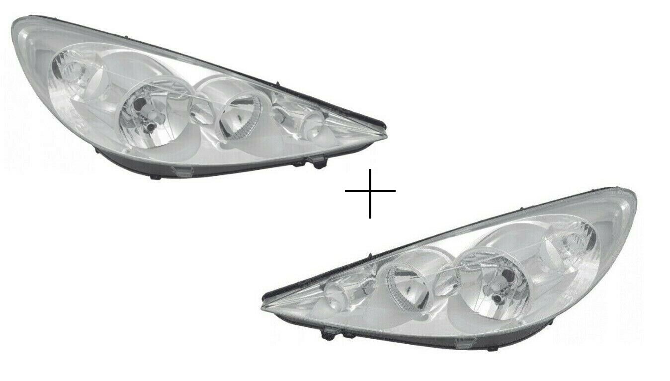 Optique phare avant gauche droit Peugeot 206+ 2009 2010 2011 2012 2013 bloc projecteur électrique h4