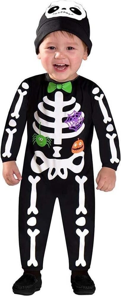 Amscan: Child Costume Mini Bones 2-3 Years H -