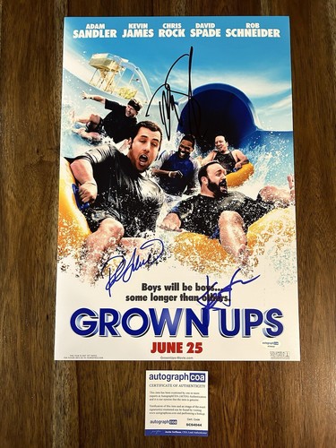 Kevin James, Rob Schneider & David Spade ‘Grown Ups’ Signed 12x18 Photo ACOA