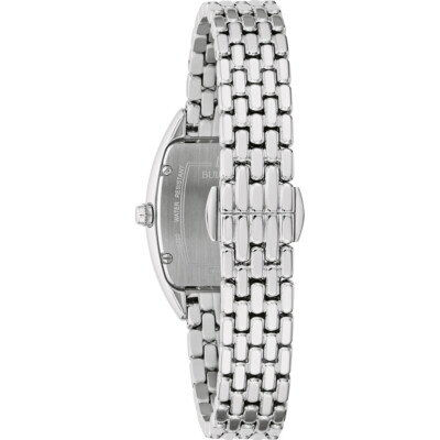 Bulova 96R244 White Mother-of-Pearl Dial Diamond Stainless Ladies Watch Bulova - White Mother-of-Pearl Dial Diamond Stainless  main image 3