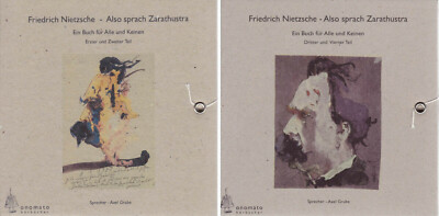 NIETZSCHE: ALSO SPRACH ZARATHUSTRA 1. - 4. Teil. Axel Grube, 14 CDs, sehr gut
