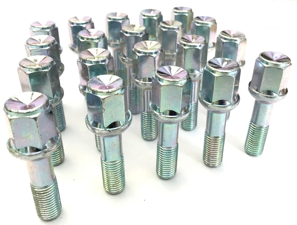 20 x ALLOY WHEEL BOLTS FOR MERCEDES BENZ E-CLASS (1985-03) W124 W210 NUTS - Image 3 of 4