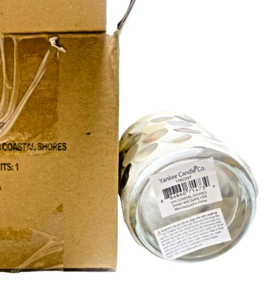 Yankee Candle Coastal Shores Soporte Votivo Mosaico Nuevo en Caja con ARENAS ROSAS ENVÍO GRATUITO Foto 3 de 4
