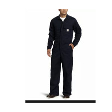 Carhartt FR Traditional Coveralls 101017-410 Dark Navy 54 Tall CAT 2 NWT