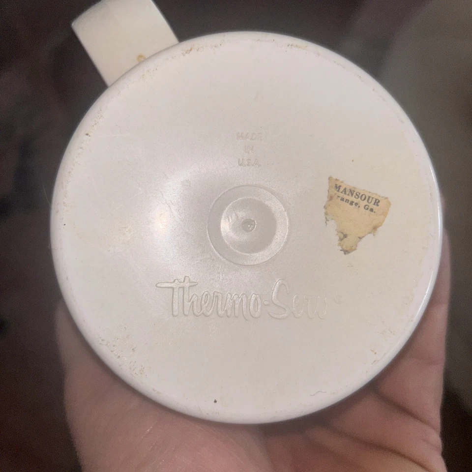 UNIVERSITY of GEORGIA BULLDOGS NCAA Thermo Serv Mug Cup Vintage  Made In USA - Image 4 of 4