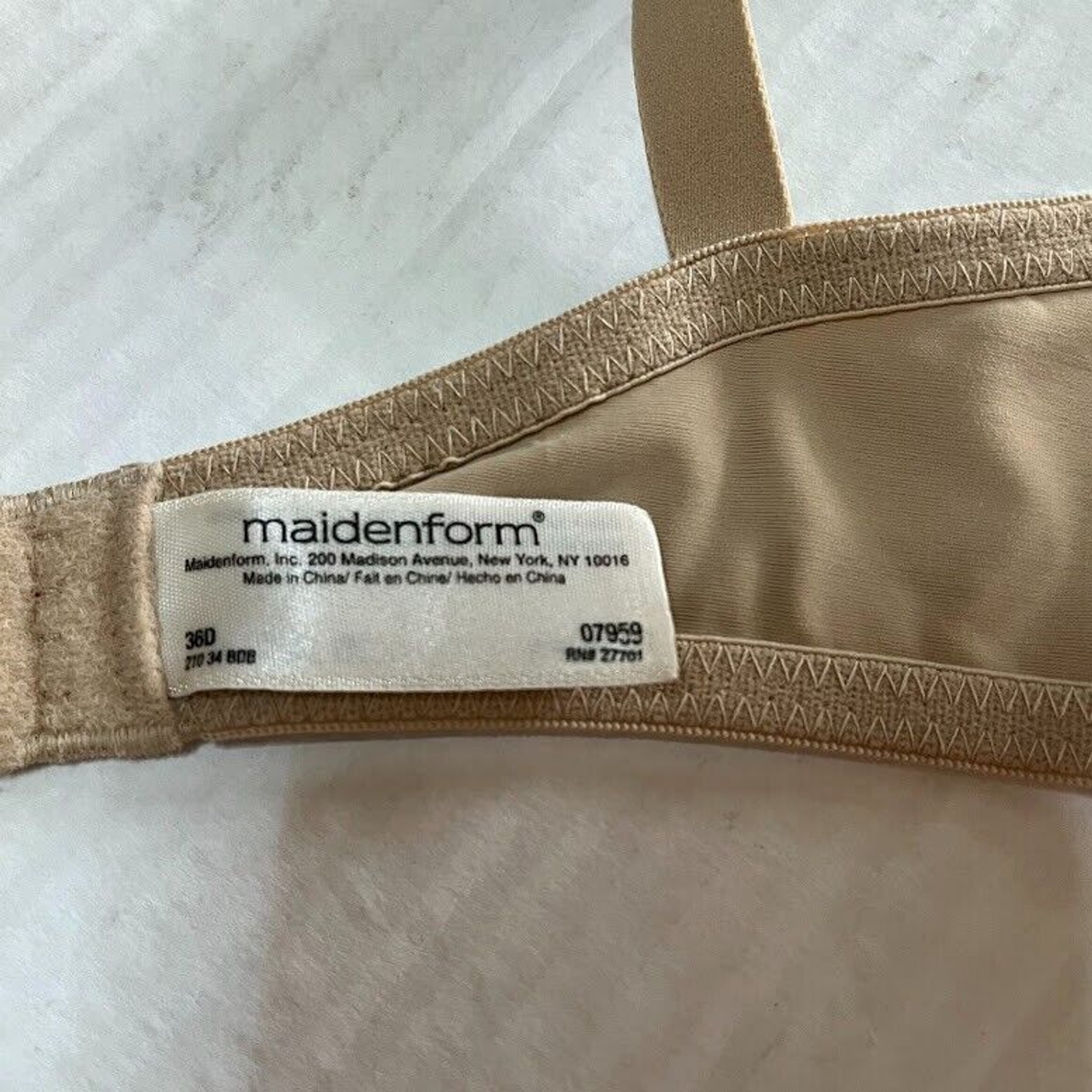 Maidenform Beige Underwire Full Coverage Supporti… - image 2