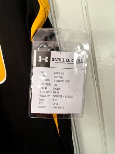Wichita State Shockers #20 Under Armour AF Showtime Basketball Jersey Size Large - Picture 2 of 3