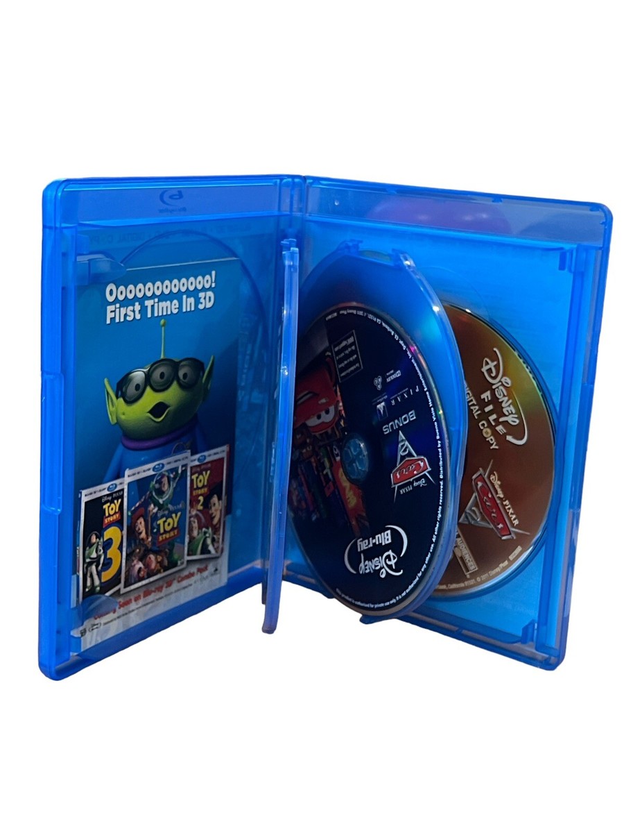 Disney Cars 2 Blu Ray 3D DVD Digital Copy 5 Disks Set Disney PIXAR