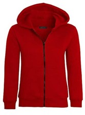 NEW KIDS CHILDREN GIRLS BOYS ZIP UP PLAIN HOODIE JACKET HOODED ZIPPER SWEATSHIRT