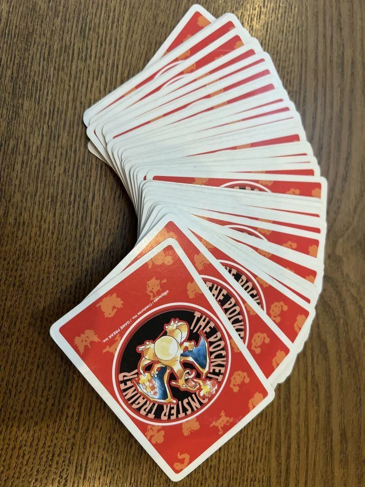 Pokemon Japanese Poker Playing Cards Deck Red Green Charizard Venusaur 108 Cards - Image 2 of 4