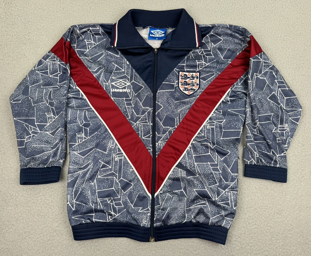 UMBRO England Jacket Womens 4 Training Long Sleeve Full Zip