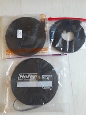 Flat Cat7 Ethernet Patch Black Cable  75 FT U/FTP LAN( Lot of  2) New + 1 / 25ft