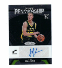 2023-24 Panini Prizm - Rookie Penmanship - #RP-HSR Joey Hauser (AU, RC)