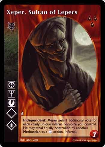 Xeper, Sultan of Lepers - Baali - Vampire VTES - Bild 1 von 3