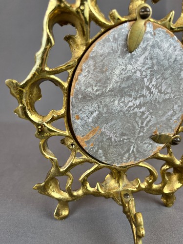 Vintage Virginia Metalcrafters Brass Acanthus 8 1/2" Oval Picture Frame 12-9 (B) - Picture 12 of 15