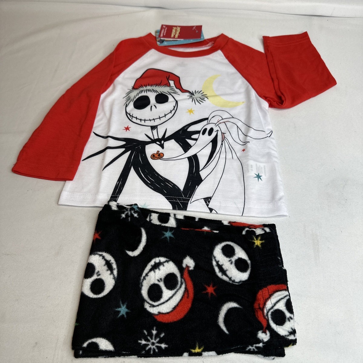 Jack Skellington Pajamas 2T Fleece PC Kohls Disney
