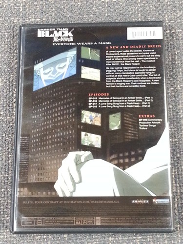 2009 Darker Than Black: Volume Four Everyone wears A Mask DVD - Imagen 2 de 5
