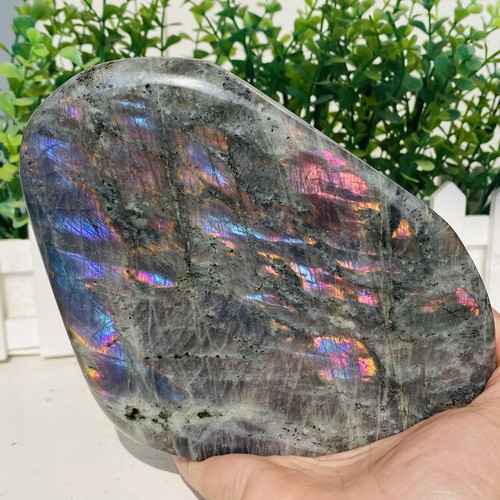 Natural Purple Labradorite Quartz Crystal Freeform Mineral Specimen 1460g - Picture 5 of 11