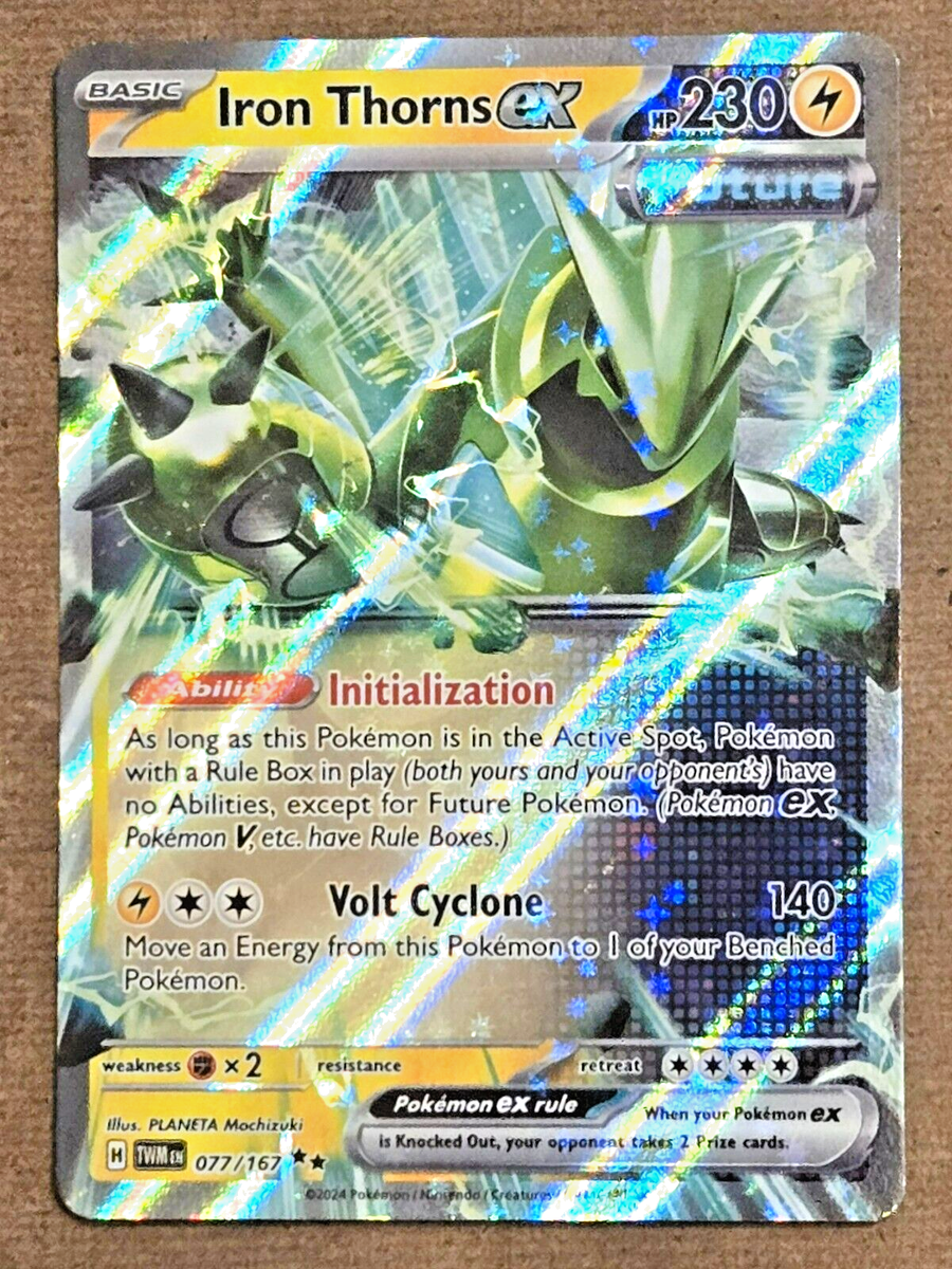 Pokemon Iron Thorns EX 77/167 Twilight Masquerade Double