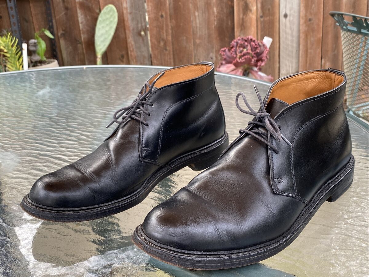 Allen Edmonds Dundee 2.0 Black Leather Chukka Boots Size 9.5 Allen Edmonds Dundee 2.0 Black Leather Chukka Boots Size 9.5