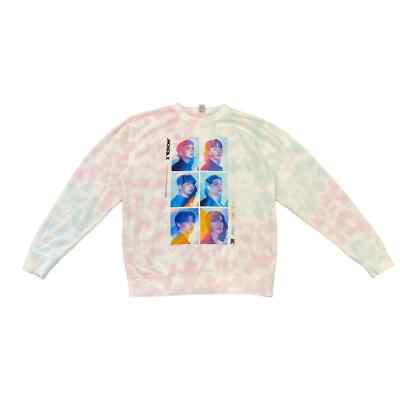 Monsta X The Dreaming Album Kpop Tie Dye Sweatshirt Women's M