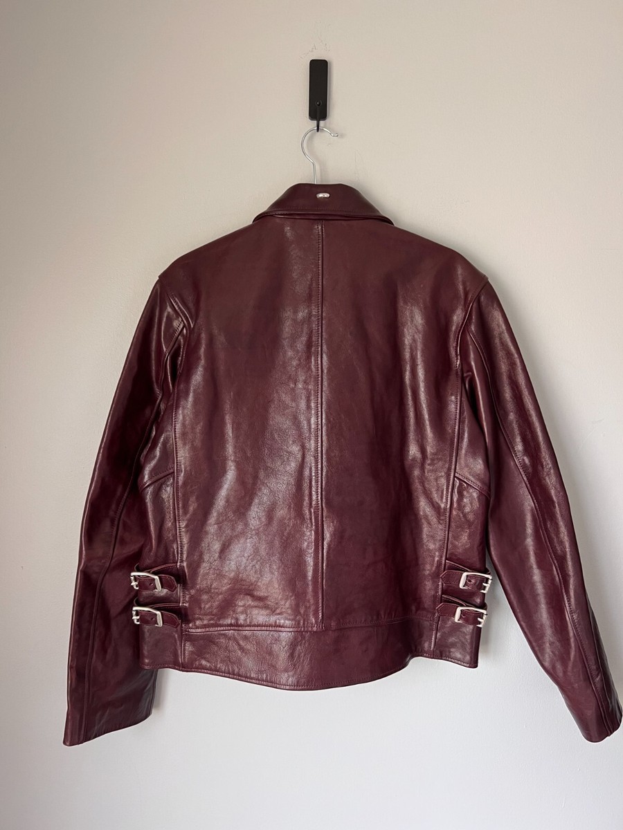 Our Legacy Leather Demon Jacket - Size 46 (Small) - Red