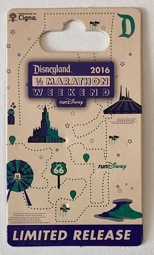 Run Disney Disneyland Half Marathon 2016 RunDisney Pin Limited Release Mickey - Imagen 6 de 6