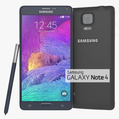 Samsung Galaxy Note 4 SM-N910U 32GB Android Unlocked Phone Black Good Condition