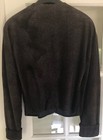Georgio Armani womens  Size 42 single-breasted Leather Jacket — photo 2
