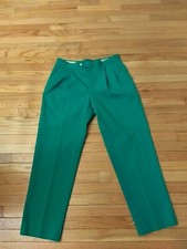 Sansabelt Sport Vintage 1970s Men's Green Golf Pants