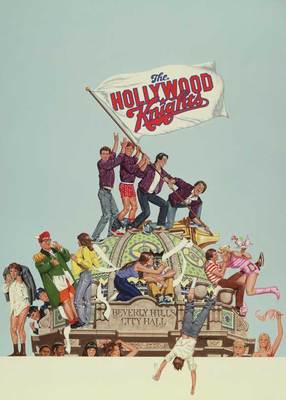 THE HOLLYWOOD KNIGHTS Movie POSTER 27x40 B Robert Wuhl Tony Danza