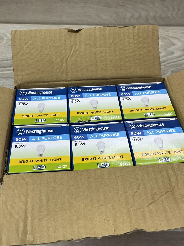 Westinghouse 53127 ALL PURPOSE 60W BRIGHT WHITE LIGHT LED - Image 3 of 3