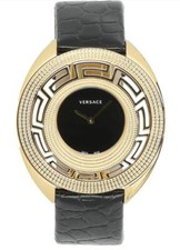 Versace Women’s Destiny Black Dial Gold-Tone Watch – VC4030014 ($1550 MSRP)
