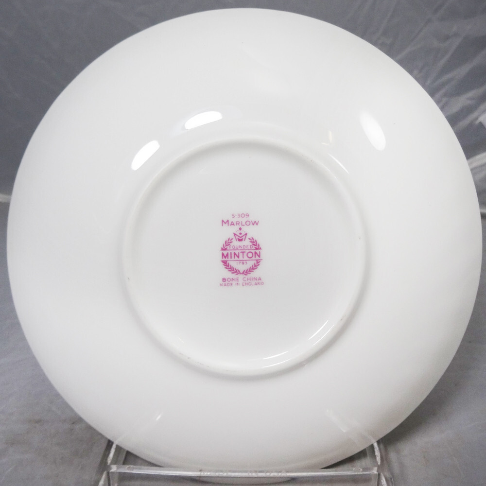 MARLOW by Minton Tea Cup & Saucer Bone China NEW NEVER USED MARLOW by Minton Tea Cup & Saucer Bone China NEW NEVER USED
