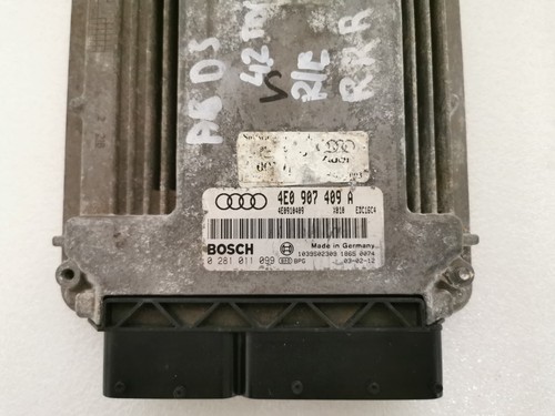 Centralina motore Audi A8 4E D3 4.0 TDI centralina motore engine ECU 4E0907409A - Foto 4 di 6