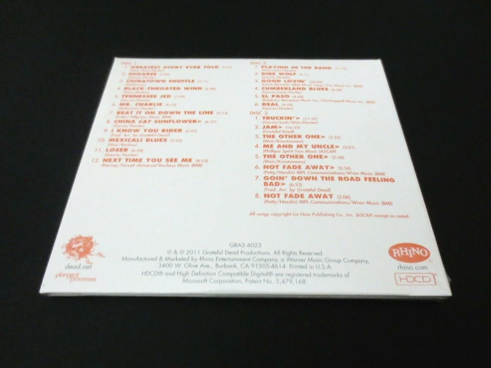 Grateful Dead Europe '72 Denmark Aarhus Stakladen U. DNK 4/16/72 4/16/1972 3 CD - Image 2 of 4