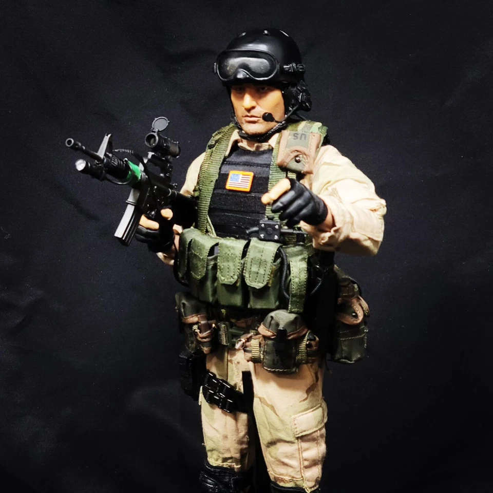 1/6 Exército dos EUA FORÇA DELTA OPERAÇÃO MOGADÍSCIO SERPENTE GÓTICA SOMÁLIA. BANDIT JOE'S - Imagem 2 de 4