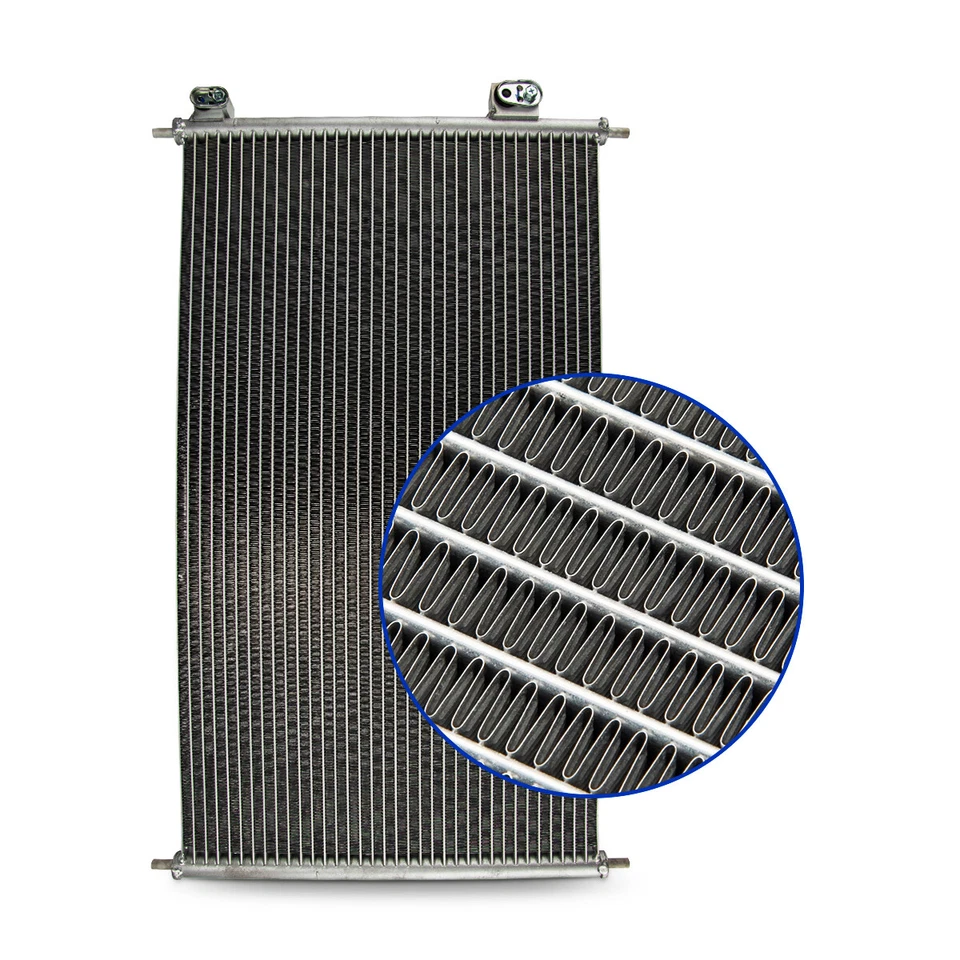 Condensador de aire acondicionado para Honda Civic 2001-2005 sedán de 4 puertas cupé de 2 puertas HO3030107 Foto 2 de 4