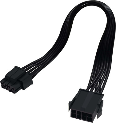 2-Pack CPU 8 Pin Extension Cable Motherboard ATX CPU 8 Pin 4+4 Male to Female...