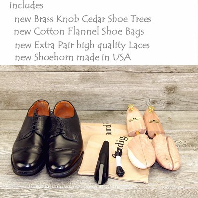 Allen Edmonds PERRY 11.5 D Black * new Flannel Bags (add $15 Cedar Trees) Allen Edmonds PERRY 11.5 D Black * new Cedar Trees Flannel  main image 4