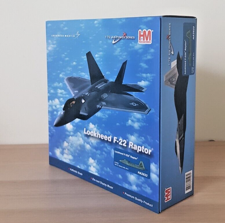 Hobby Master 1/72 HA2822 F-22A Raptor USAF 15th WG, 19th FS Hobby Master 1/72 HA2822 F-22A Raptor USAF 15th WG, 19th FS
